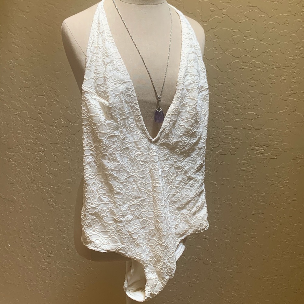Ivory H&M bathing suit / bodysuit